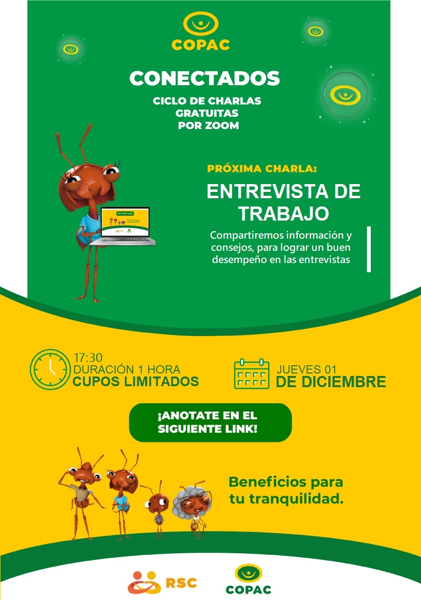 Taller para socios y familiares vía zoom