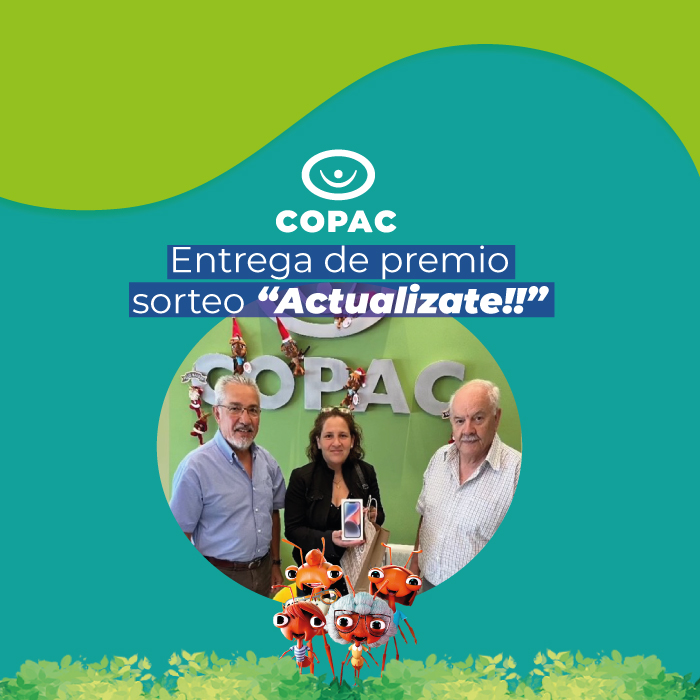 Entrega de premio: sorteo “Actualizate!!”
