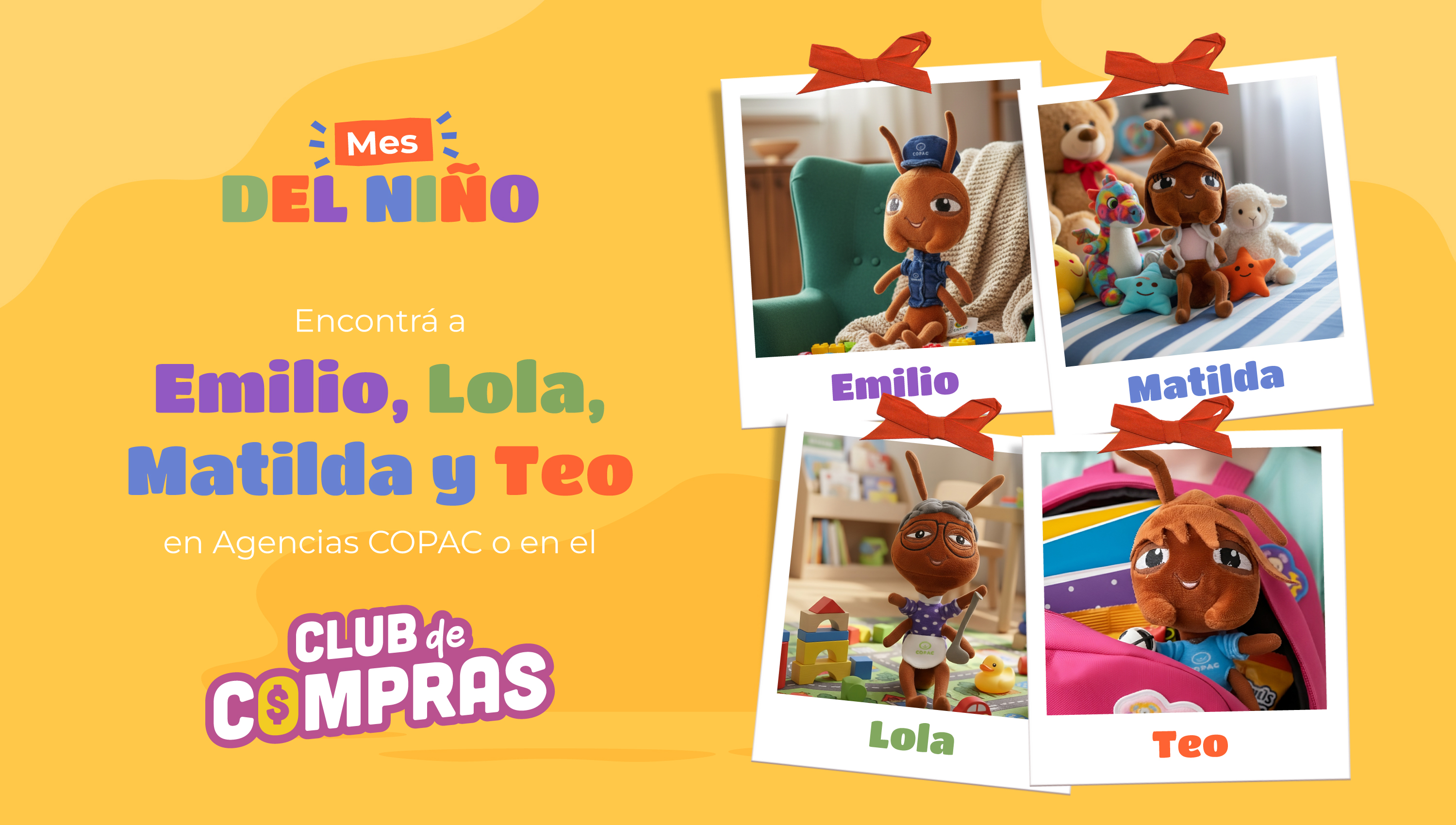 En el mes del niño regalales ternura