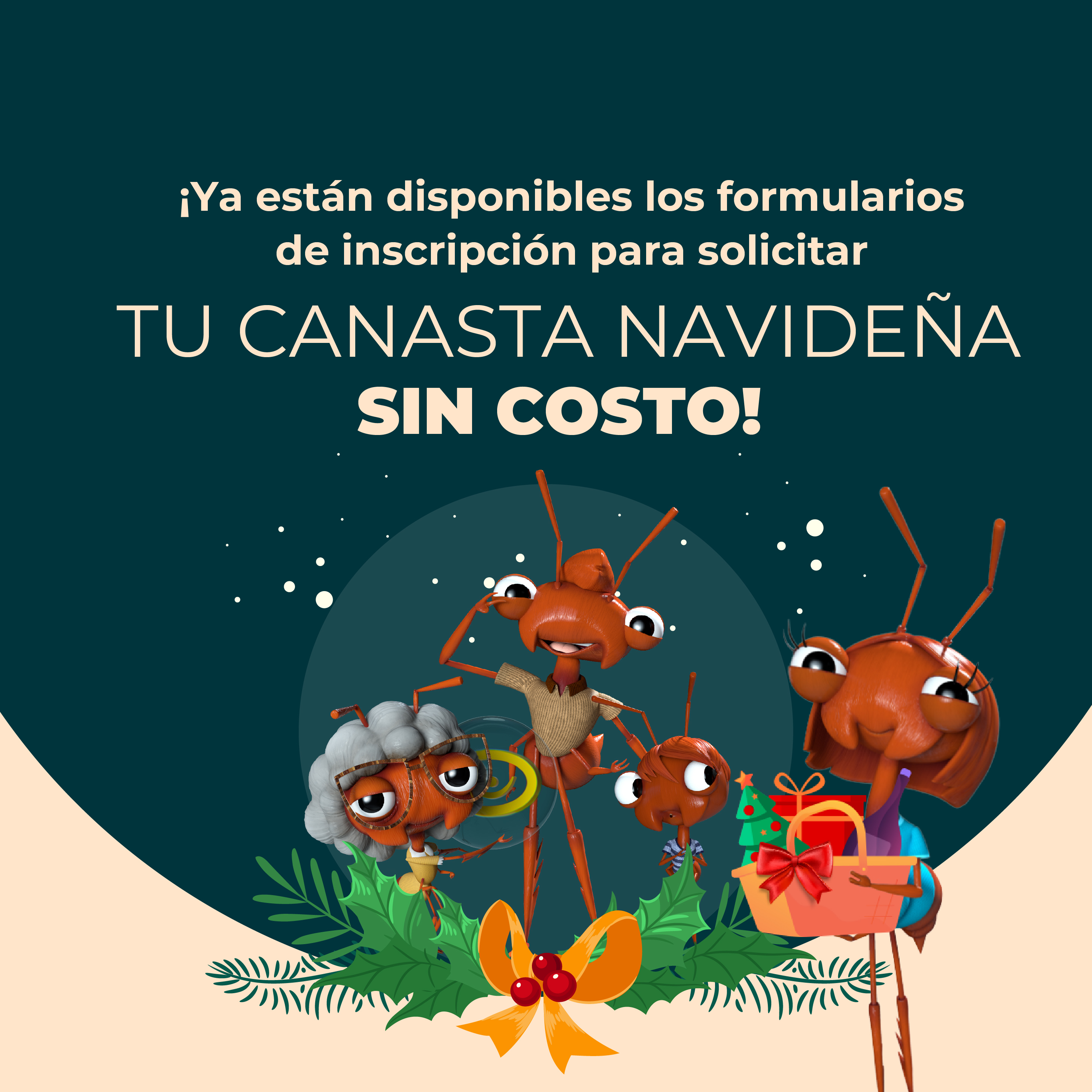 ¡Solicitud de canasta navideña 2022!