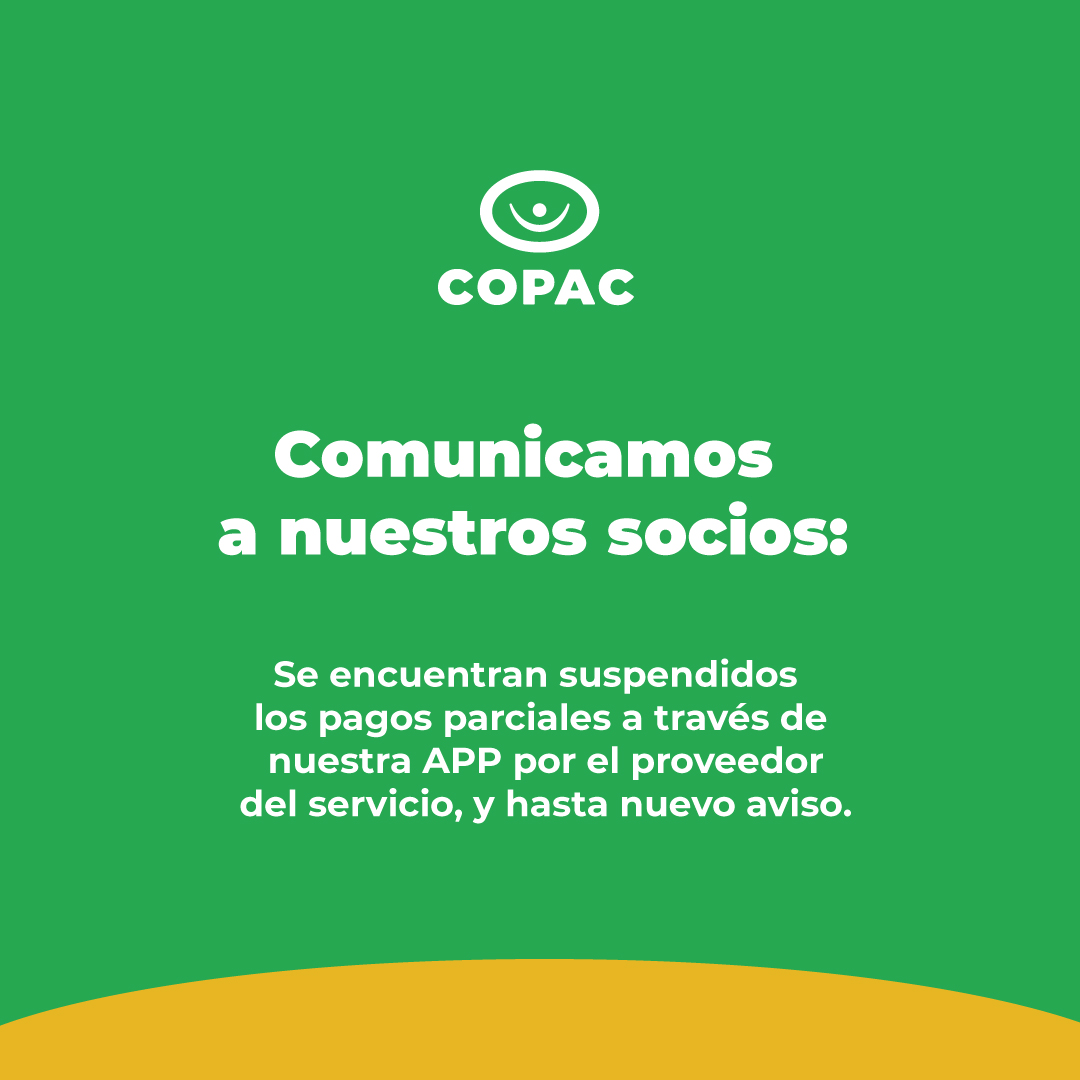 Comunicamos a nuestros socios